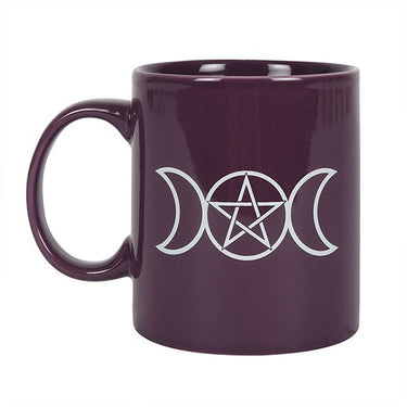 Triple Moon Purple Ceramic Mug